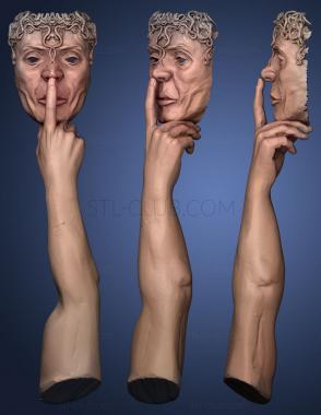 3D модель Указательная рука (STL)